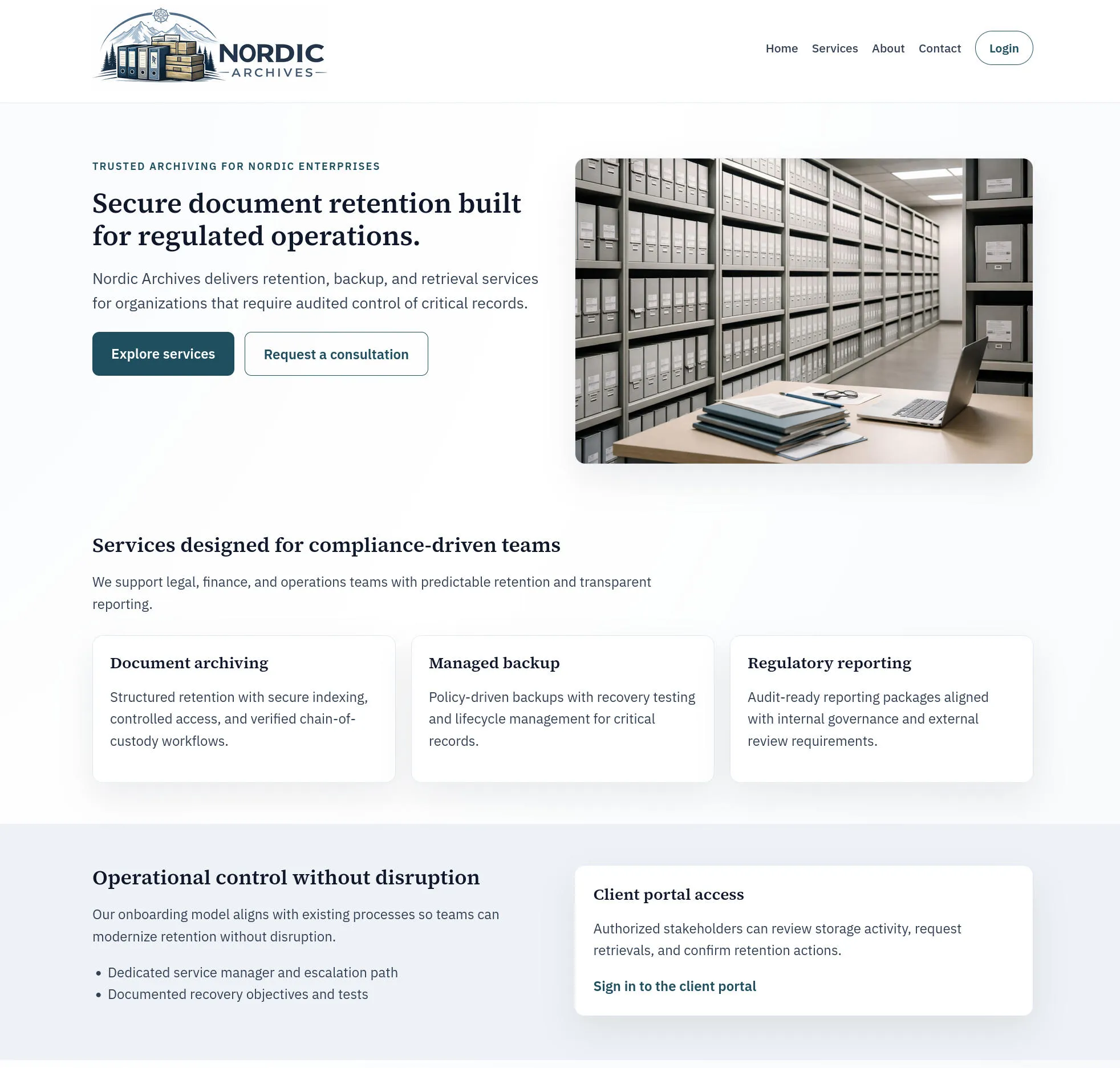 Nordic Archives - Writeup